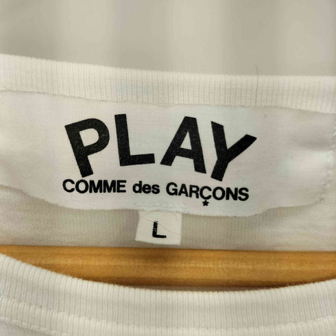 プレイコムデギャルソン PLAY COMME des GARCONS CDG PLAY HEART S/S Tee プレイ ハート グラフィックロゴ プリント クルーネック半袖Tシャツ カットソー メンズ  L